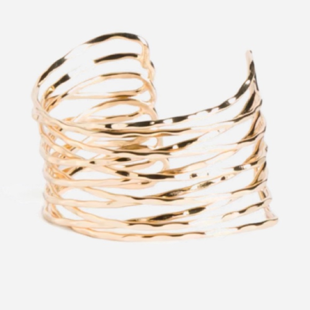 Bay to Baubles Jesse Hammered Metal Cuff